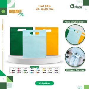 Tas Kain Murah Tas Goodie Bag Tas Spunbond Polos Tas Kain Spunbond Tas Souvenir Spunbond Oval 25X20