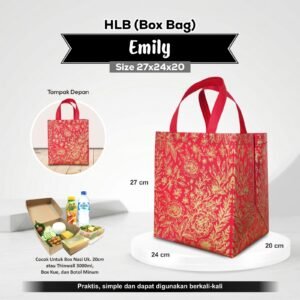 Goodie Bag ImlekTas Chinese New Year Tas Hampers Imlek Box 20x20 Tas Hajatan Mewah