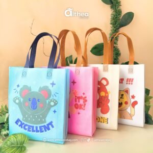 Goodie Bag Birthday Tas Ulang Tahun Tas Souvenir Motif Binatang 36x25x08