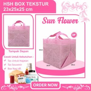 [SPUNDBOND] Tas Hajatan Jumbo | Tas Nasi Box 24x24 | Tas Tekstur Ukuran 23x25x25