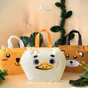 Tas Birhday Animal Goodie Bag Birthday Tas Spunbond Kotak Nasi Animal Tas Animal Bahan Tebal Tas Birthday Party Ukuran 25x22x22