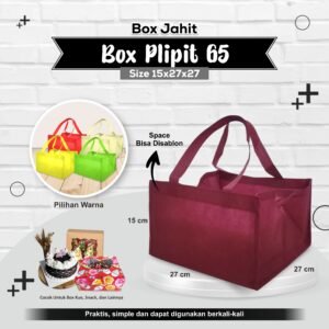 Tas Cake Tas Bakery Tas Spunbond Tas Kotak Roti Tas Spunbond Polos 15X27X27
