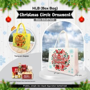 Tas Natal Souvenir Goodie Bag Christmas Tas Bingkisan Natal Tas Parcel Christmas 22x27x10