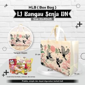 [Bisa Custom] Goodie Bag Tas Spunbond  Tas Kain Murah Tas Polos Tas Kain Spunbond Tas Souvenir 31x40x15