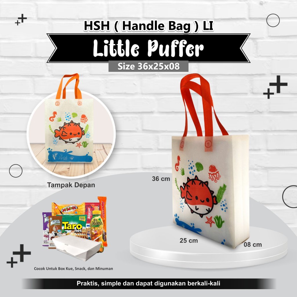 Goodie Bag Birthday Tas Ulang Tahun Tas Souvenir Motif Binatang 36x25x08 - Image 7