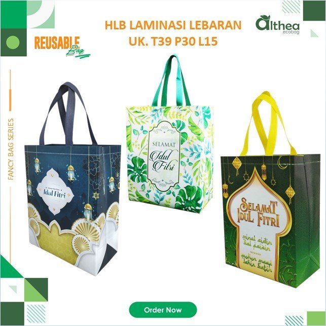 Tas Parcel Lebaran | Tas Hampers Lebaran | Tas Sembako Jumbo | Tas Spunbond Laminasi 39x30x15 - Image 2