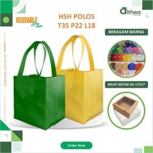 Tas Kotak Nasi 17x17 | Tas Hajatan Tas Syukuran Walimahan | Tas Berkat Tas Tasyakuran | Tas Kotak Nasi Polos 35x22x18