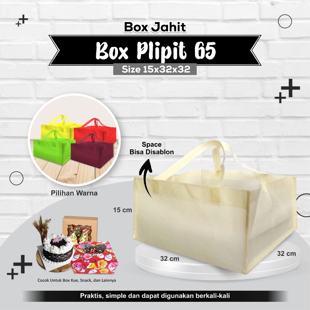 Tas Cake Tas Bakery Tas Spunbond Polos Tas Catering Tas Kotak Nasi 15x32x32 - Image 5