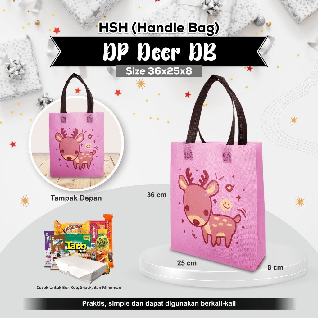 Goodie Bag Birthday Tas Ulang Tahun Tas Souvenir Motif Binatang 36x25x08 - Image 6