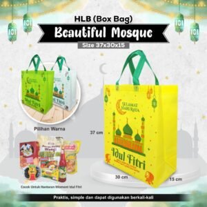Tas Parcel  Sembako Lebaran Tas Parcel Goodie Bag Idul Fitri Lebaran |Tas Lebaran | Goodie Bag Lebaran Sablon | Tas Bingkisan Idul Fitri 37X30X15