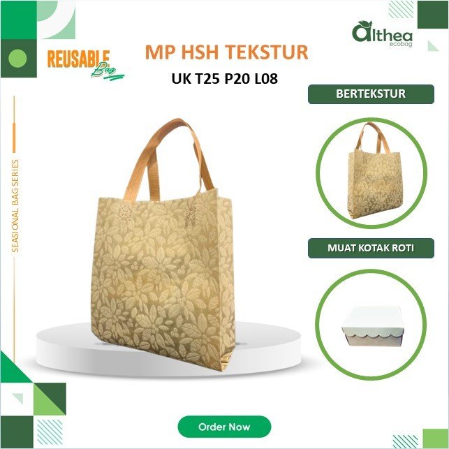 Goodie Bag Souvenir Tas Snack Tas Wisuda Tas Spunbond Tekstur Tas Seminar Tas Oleh Oleh Uk 25x20x08 Tekstur