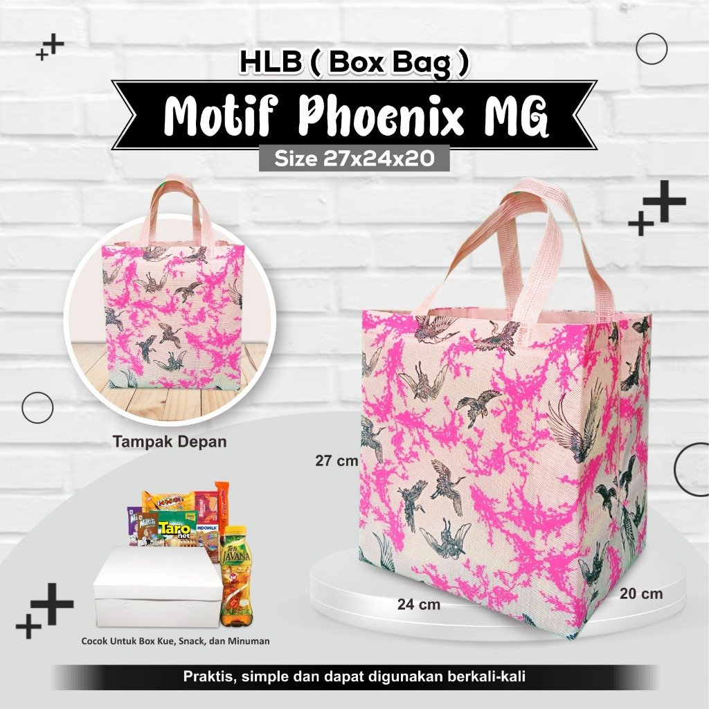 Tas Hajatan Mewah | Tas Kotak Nasi 20x20 | Box Nasi 20x20 | Tas Tasyakuran Tas Besek | Tas Berkat Ukuran 27x24x20 - Image 2