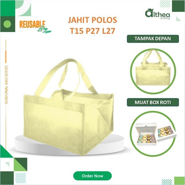 Tas Cake Tas Bakery Tas Spunbond Tas Kotak Roti Tas Spunbond Polos 15X27X27 - Image 5