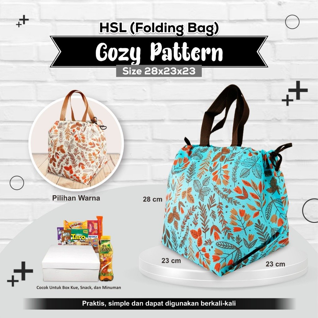 Tas Serut Kotak Nasi | Tas Hajatan Serut Mewah | Tas Tasyakuran Serut | Tas Box Nasi Mewah Serut 28x23x23 - Image 5