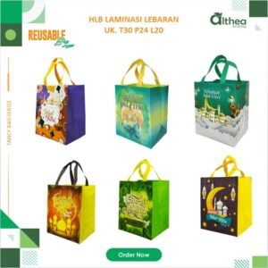 ALTHEA Tas Hampers Lebaran Premium I Tas Lebaran Laminasi Ukuran 30x24x20