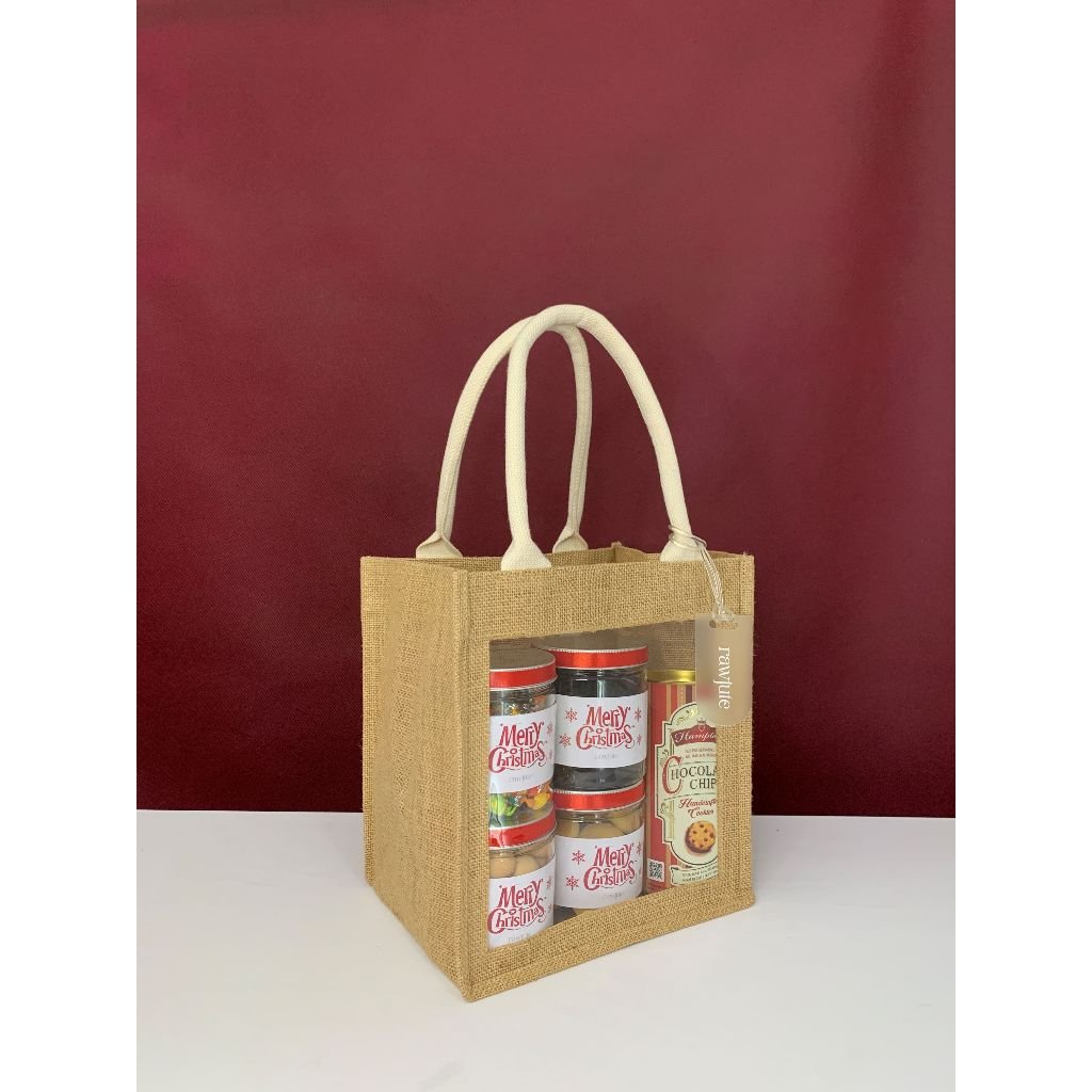 Tas Jute Tote Bag Goni Tas Cantik Goni Tas Karung Goni Goodie Bag Jute Tas Karung Goni Jute - Image 3