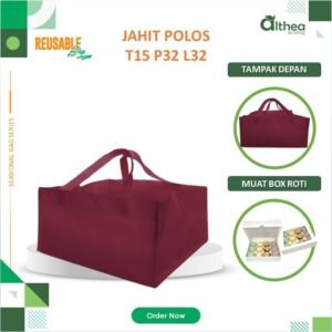 Tas Cake Tas Bakery Tas Spunbond Polos Tas Catering Tas Kotak Nasi 15x32x32