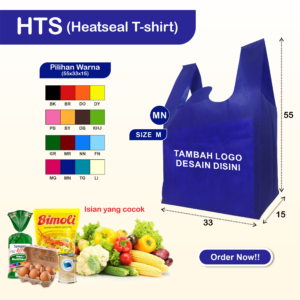 ALTHEA Tas Belanja Kain Spunbond Tas Spunbond Polos Tas Branding Tas Spundbond Tas Souvenir HTS UK 55X33X15 Polos