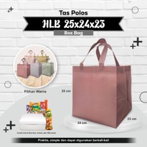 [Bisa Disablon] Tas Tasyakuran Tas Hajatan Tas Berkat Tas Kotak Nasi 22x22 Tas Tasyakuran Tas Walimahan Tas Kotak Nasi HLB 25x24x23