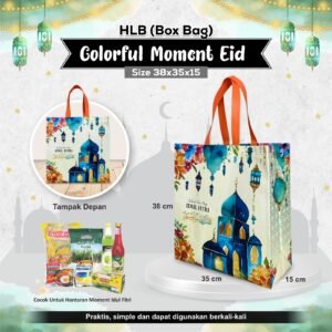 Goodie Bag Lebaran Premium Tas Lebaran JumboTas Hantaran Laminasi Tas Idul Fitri Tas Parcel Lebaran 38x35x15