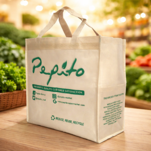 Goodie Bag Spunbond Custom Groceries Tas Belanja Spunbond Custom Printing Logo