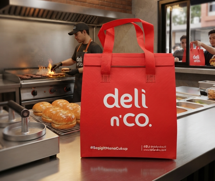 Tas Cooler Bag Spunbond Custom | Thermal Bag Custom Deli n CO