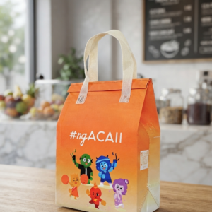 Thermal Bag Custom Brand Thermal Bag Custom Logo Cooller Bag Frozen Food Tas Pendingin Catering & Supermarket