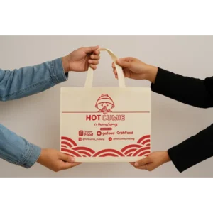 Produsen Tas Spunbond Custom Logo Restoran Supplier Tas Spunbond Custom