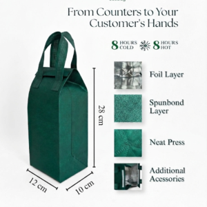 Thermal Bag Custom Cooler Bag Brand Thermal Bag Coffee Shop Custom