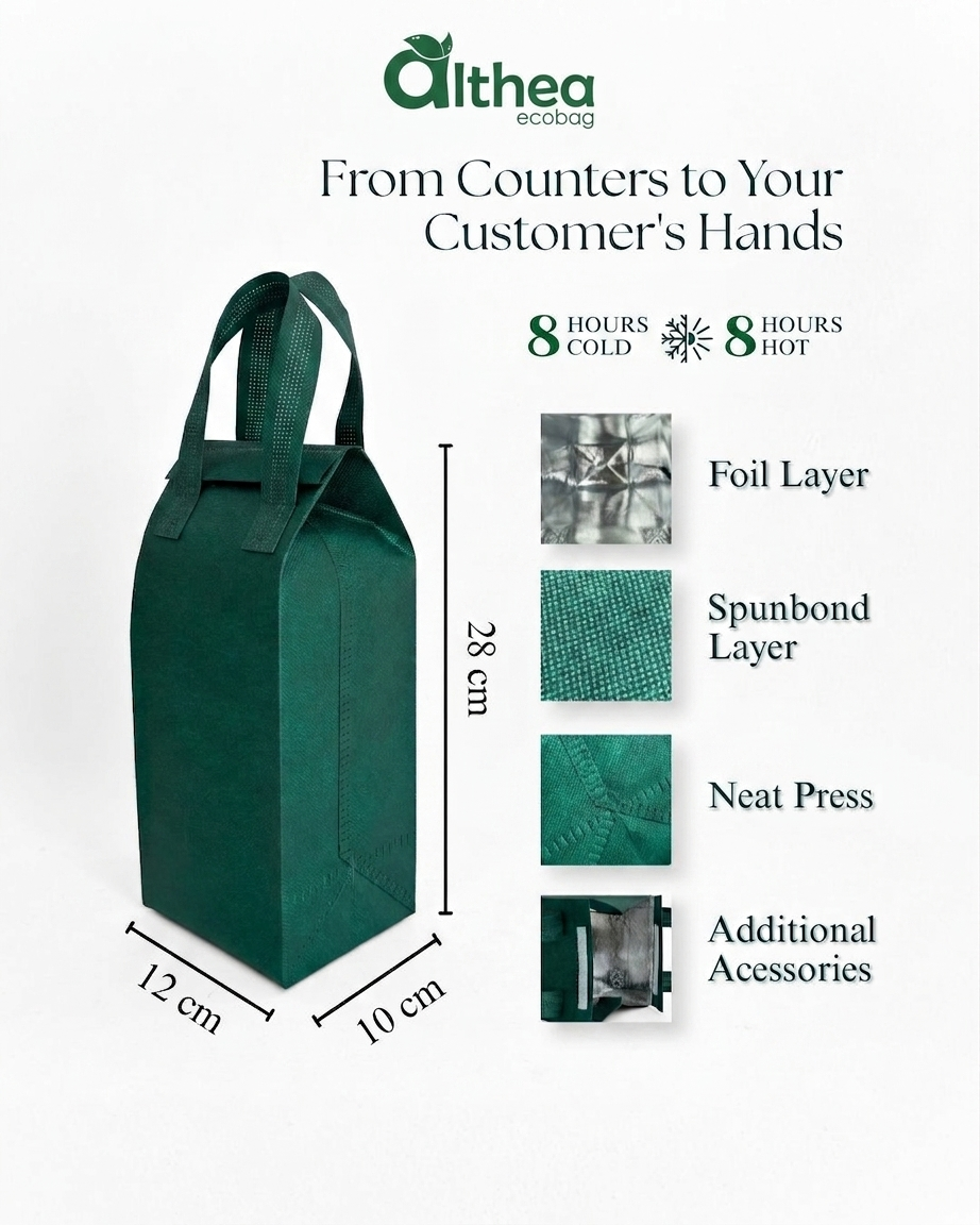 Thermal Bag Custom Cooler Bag Brand Thermal Bag Coffee Shop Custom