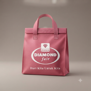 Thermal Bag Perusahaan Custom Logo | Cooler Bag Frozen Food Tas Pendingin Diamond