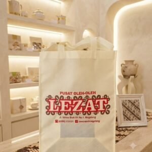 Tas Spunbond Custom Oleh Oleh | Tas Packaging Spunbond Custom Untuk Oleh Oleh | Goodie Bag Custom Sablon