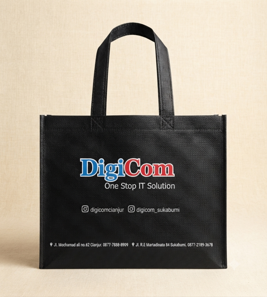 Tas spunbond box bag custom untuk packaging kotak