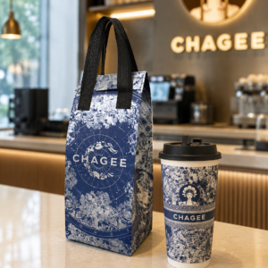 Coller Bag Custom untuk Coffe Shop - Tas Chagee 1 Cup