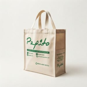 Goodie Bag Groceries Custom Jahit | Tas Belanja Spunbond Custom Logo Pepito