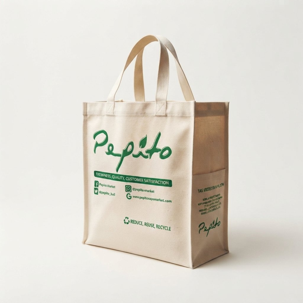 Tas Spunbond Groceries Pepito