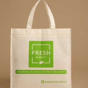 Tas Spunbond Custom Supermarket | Tas Belanja Groceries Custom