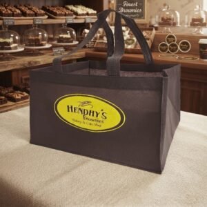 Tas Spunbond Untuk Brownies | Tas Packaging Kue Hendhys Brownies
