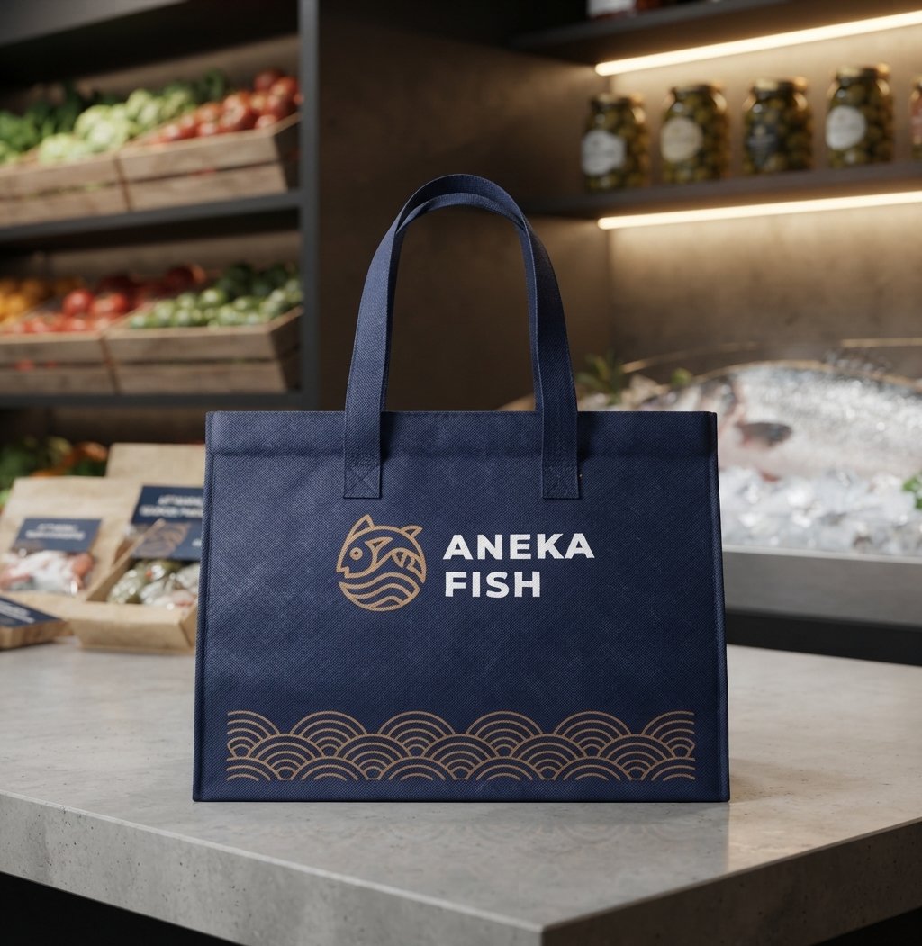 Thermal Bag Custom | Thermal Bag Untuk Frozen Food | Cooler Bag Aneka Fish