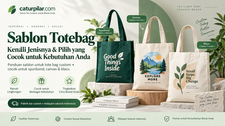 Sablon Totebag: Kenali Jenisnya dan Pilih yang Cocok untuk Kebutuhan Anda