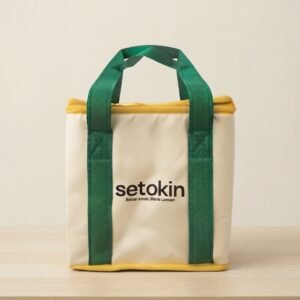 Cooler Bag Spunbond Custom Jahit | Tas Thermal untuk Frozen Food Setokin