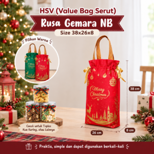 Goodie Bag Natal Spunbond Custom – Tas Souvenir Christmas